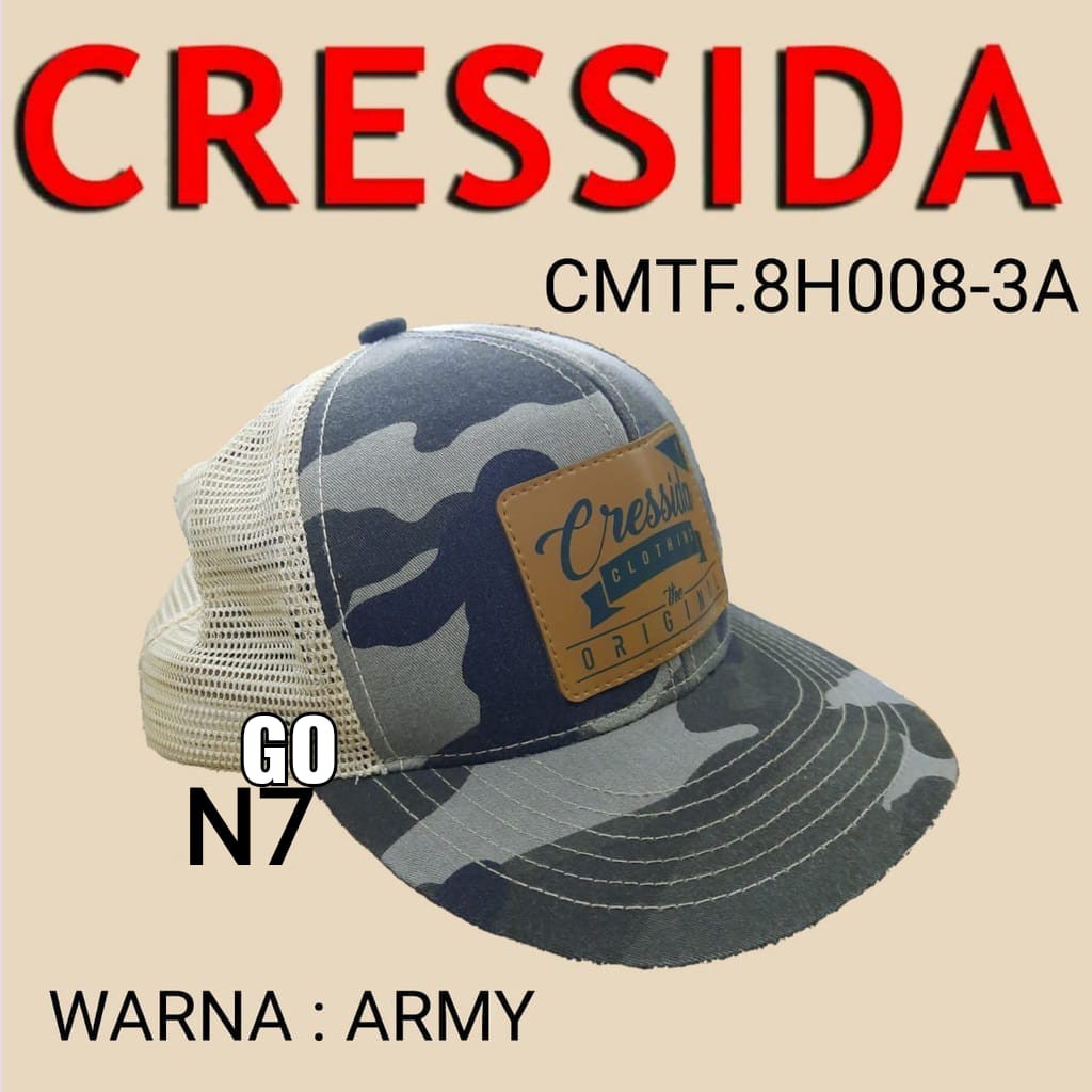 gof CRESSIDA TOPI 100% ORIGINAL Original Brand Topi Brand