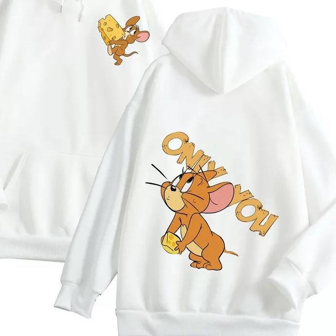 9.9 Promo Brand Jaket Sweater Hoodie COUPLE premium - SWEATER COUPLE motif|TOM&JERRY only you gas 