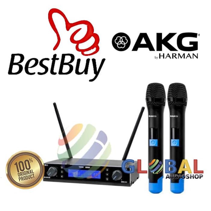 AKG KM200 KM-200 MIC WIRELESS ORIGINAL - Hitam