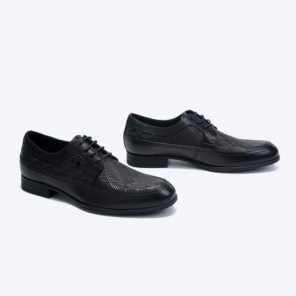 SEPATU FORMAL EVERBEST PRIA ORIGINAL PANTOFEL KULIT ASLI HITAM EM70