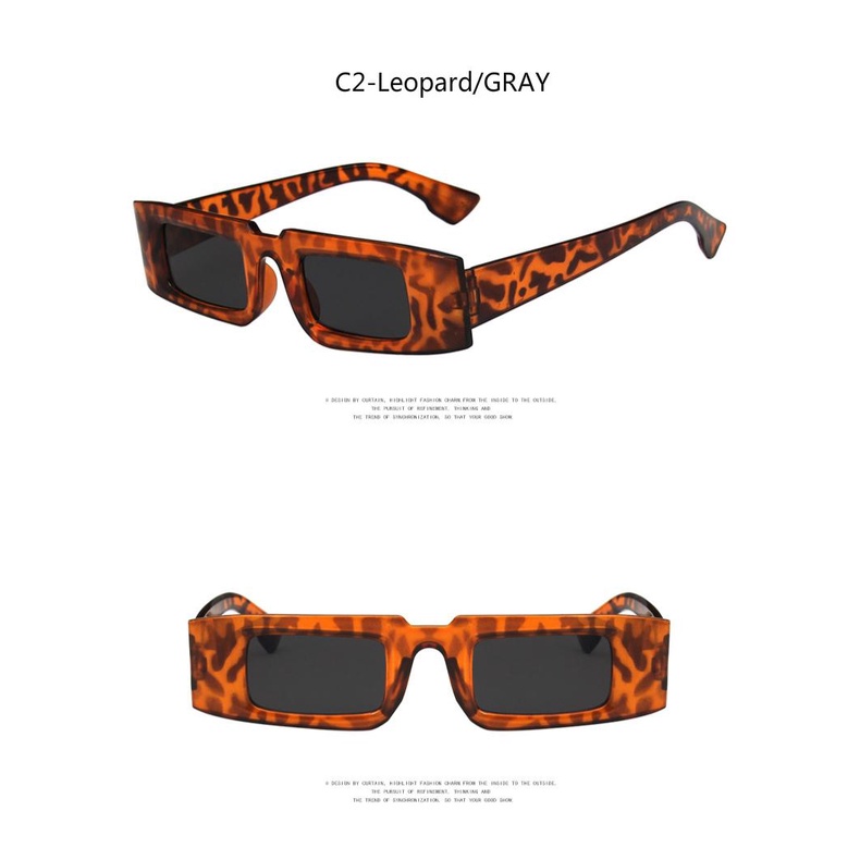 2021 European and American simple square ins trend fashion small frame men and women sunglasses