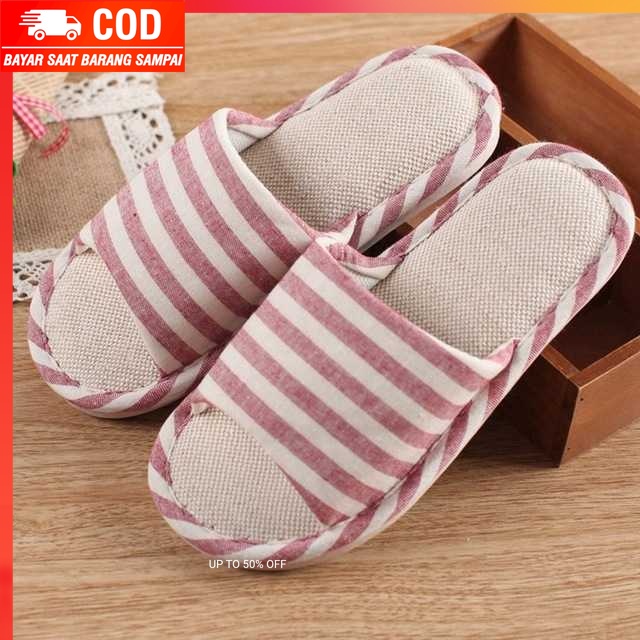 (100% BARANG ORI) Conymee Sandal Selop Comfy Kain Indoor - MC-2818