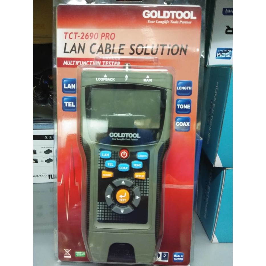 Gold Tool TCT-2690 Pro Lan Tester Digital