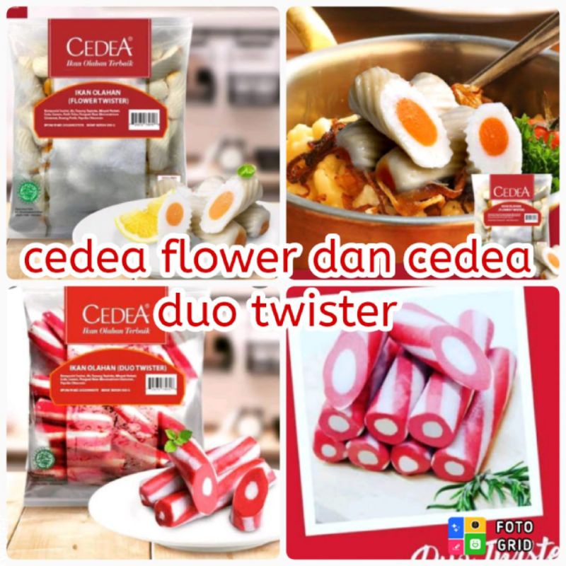 

Cedea flower dan cedea duo twister merah putih 500 gram