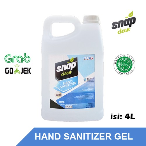 SNAP CLEAN HAND SANITIZER 4L GEL