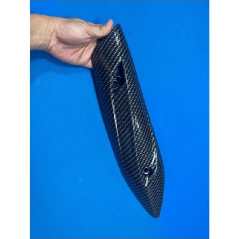 Cover Knalpot Mio J Karbon Logo Yamaha