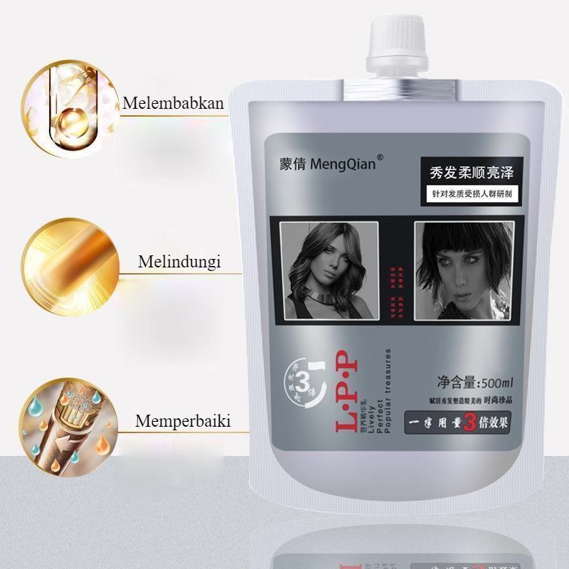 Pelurus Rambut Lurus Keriting Hair Smoothing Straightening 500ml