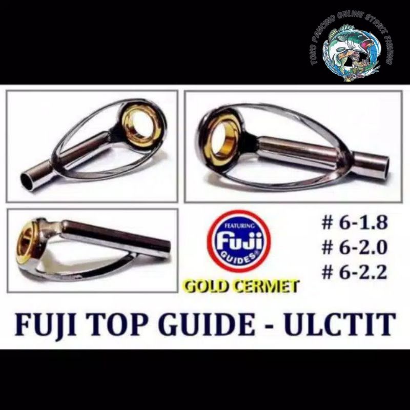 TOP GUIDE FUJI/RING UJUNG JORAN PANCING ULCTIT  (GOLD CERMET)