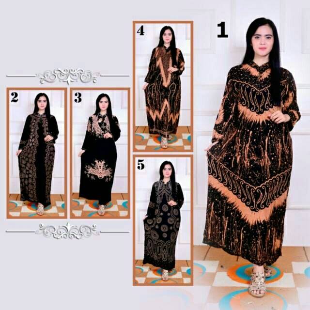 Longdress kancing payet grosir baju  tidur murah  wanita 