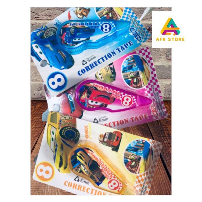 

Correction Tape Fancy Tip X Kertas Karakter 8 meter tipex