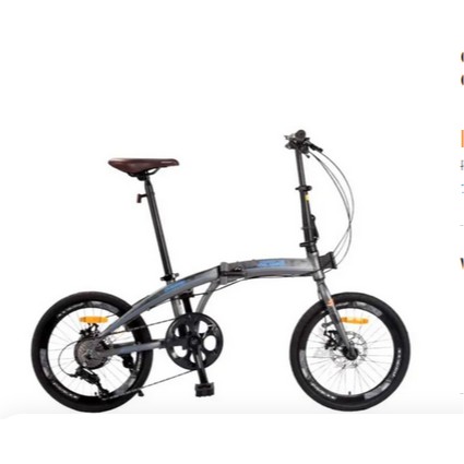 Sepeda lipat folding bike new odessy hellio 8 speed frame alloy discbrake 20 inch