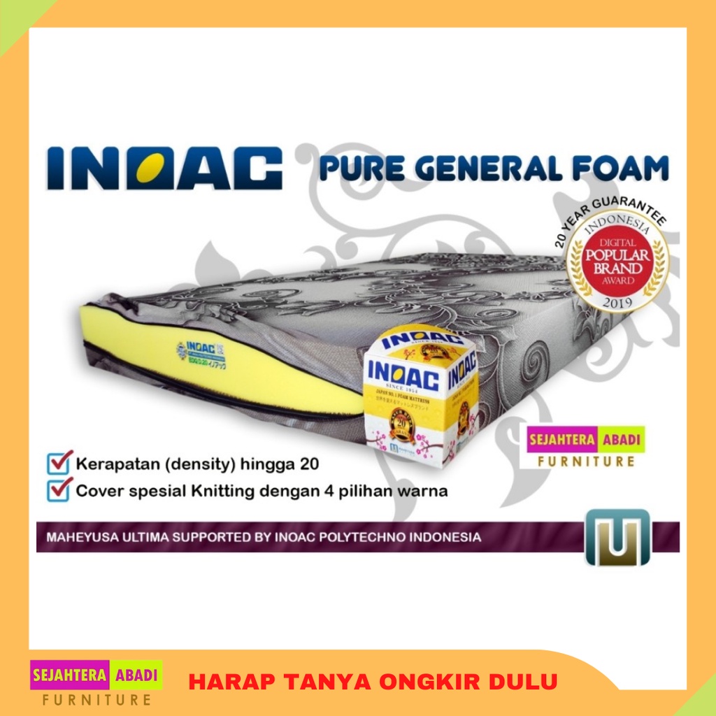 inoac foam kasur busa sakura spon full garansi 20 th japan technolgy