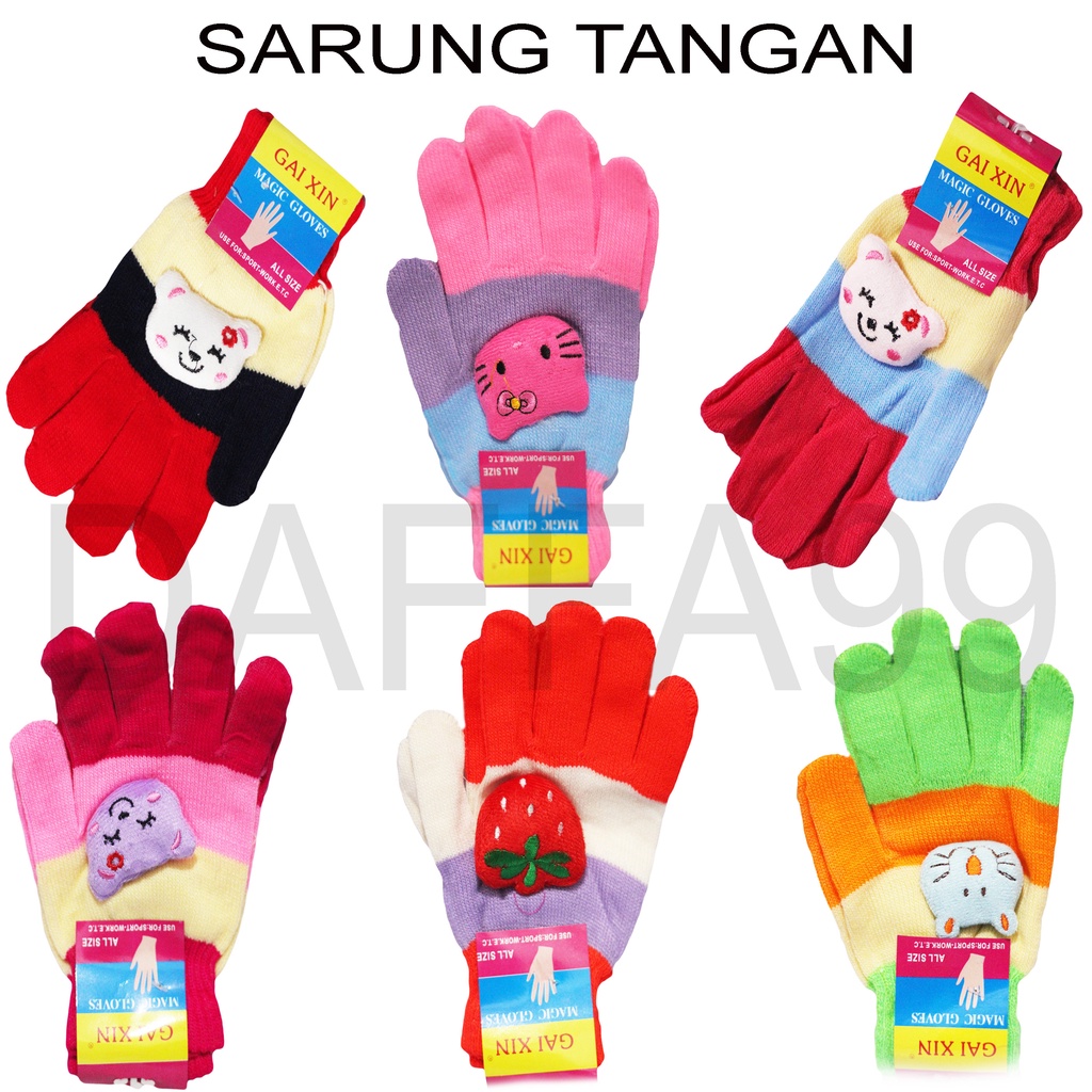 Sarung Tangan Anak Laki-laki / Perempuan Bahan Breathable Anti Slip untuk Olahraga / Bersepeda