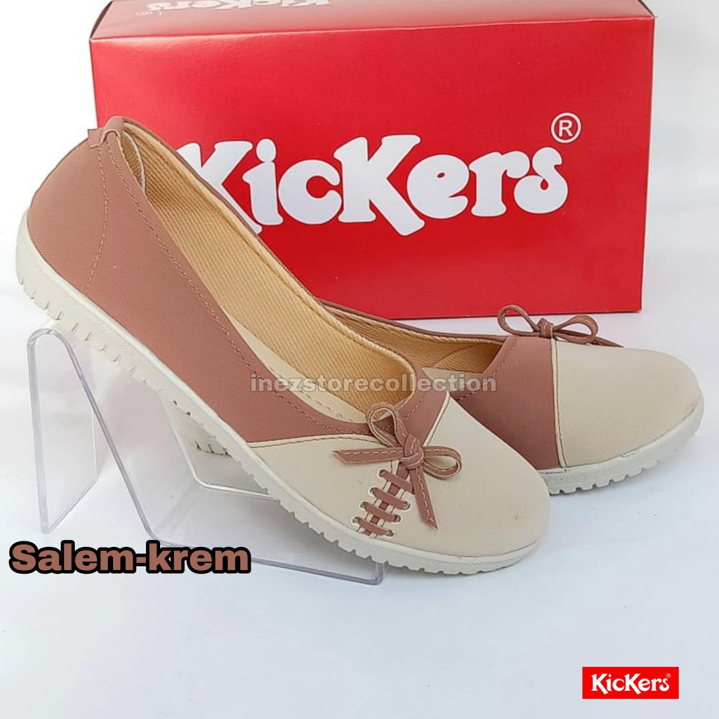 SEPATU FLAT WANITA KICKERS KODE PLS8 HARGA GROSIR