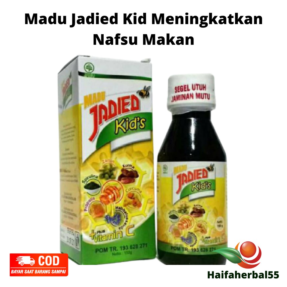 

Madu Jadied kids Plus vitamin C dan Curcumin