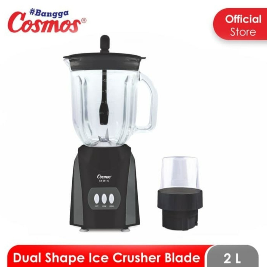 COSMOS Blender Kaca 2 Liter CB-281G / CB 281G / CB281G