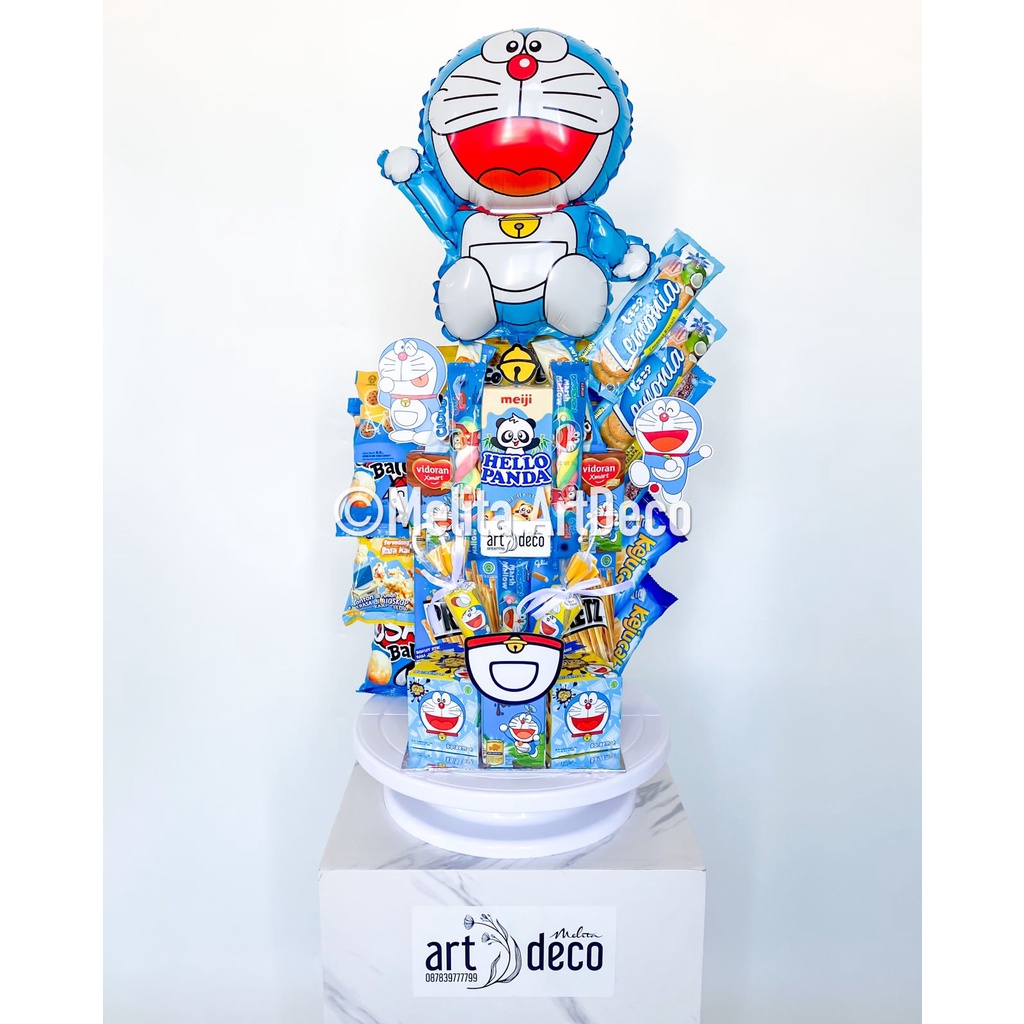 

Snack Tower Tema Doraemon | Gift Birthday | Set Hadiah & Hampers Makanan