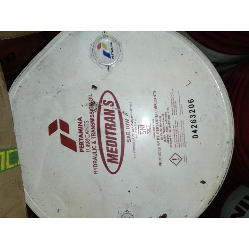 Pertamina Meditran S10 Drum 209 Liter -Oli Mesin Diesel-