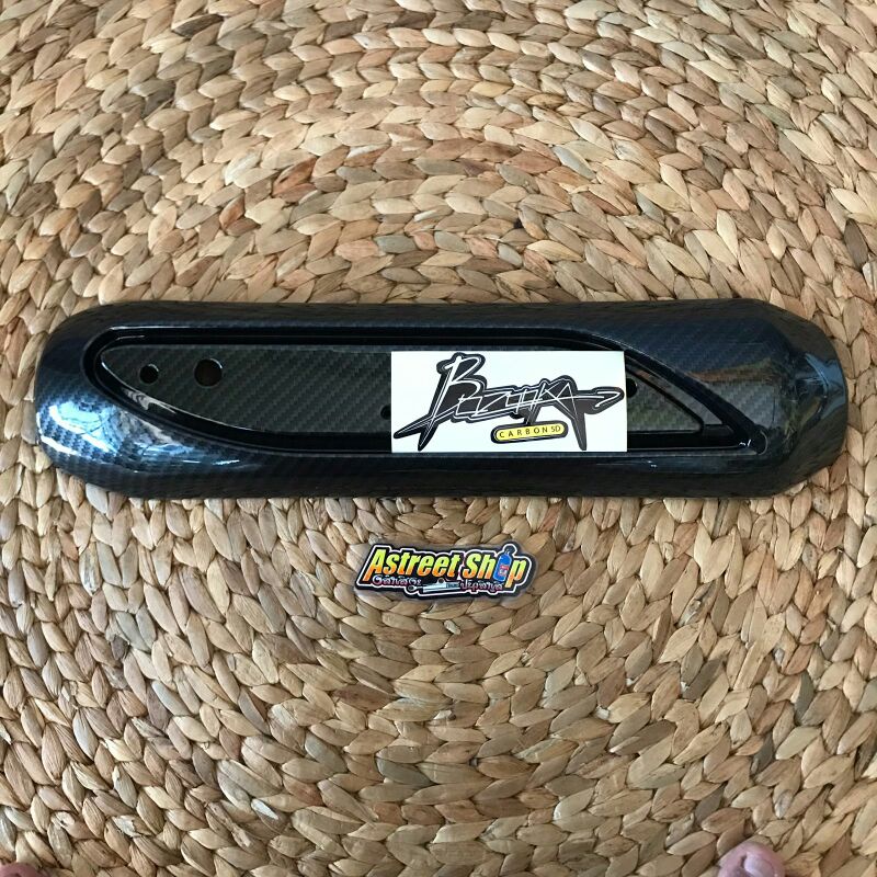 tameng knalpot karbon vario 110/ teckno motif kevlar bozooka