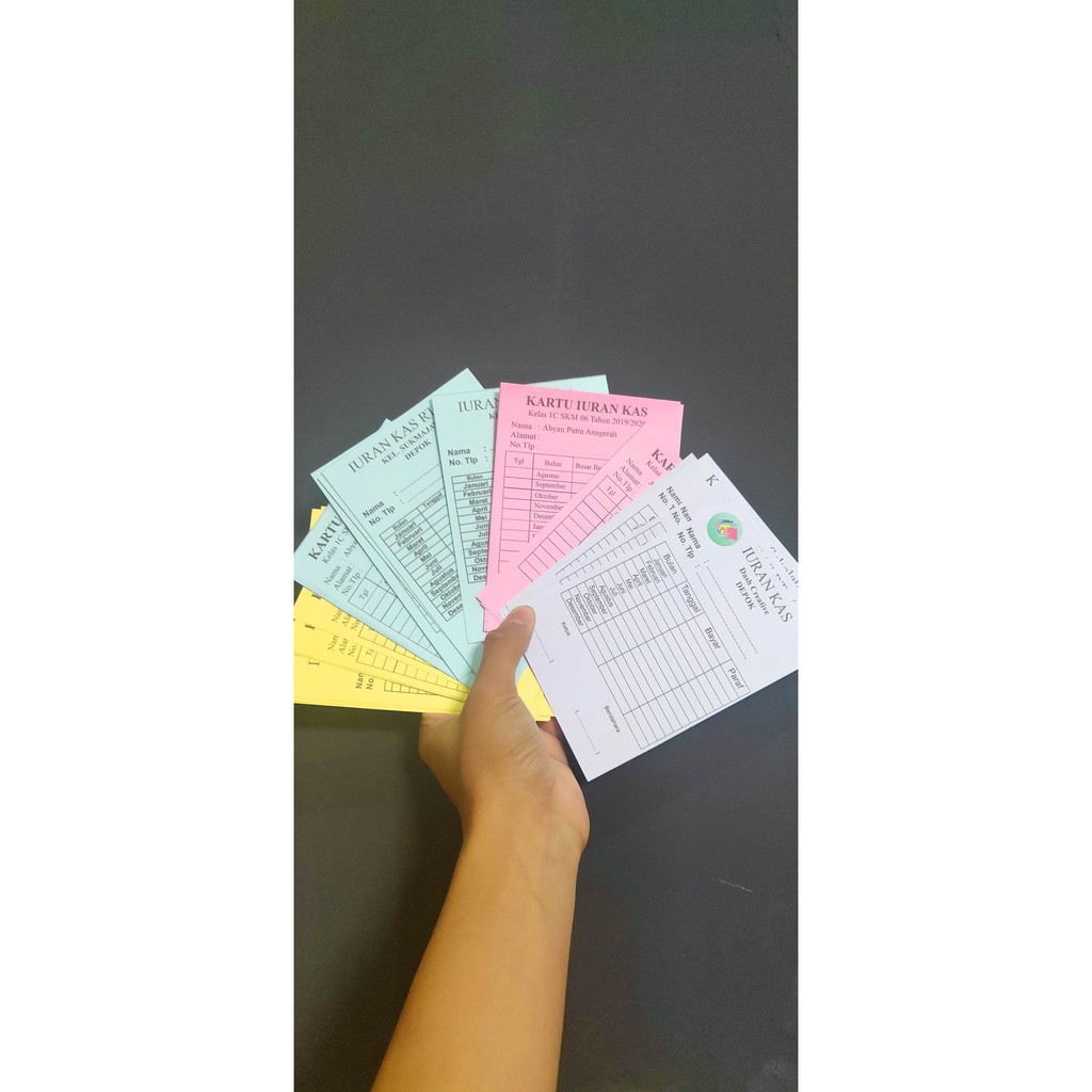 (COD) KARTU IURAN/KARTU BAYARAN/KAS RT MURAAHH