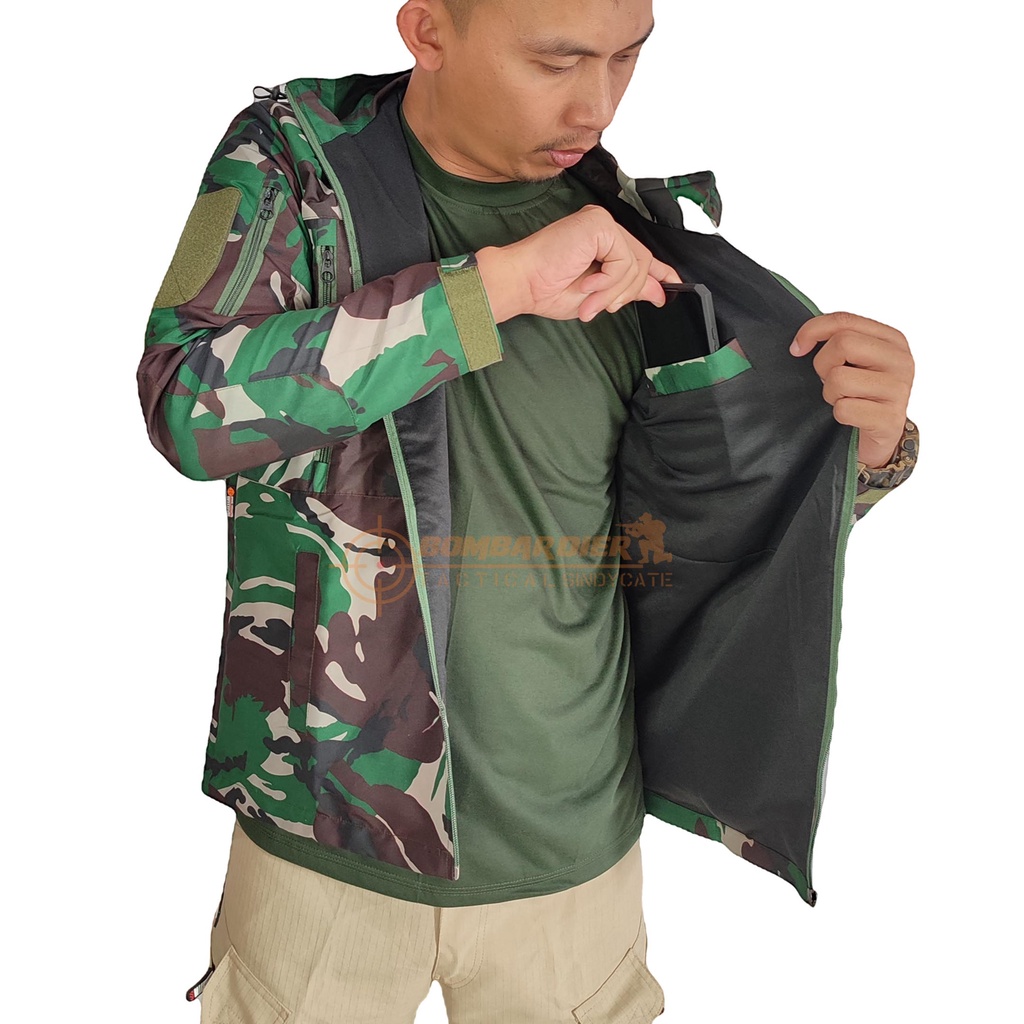Jaket Pria Loreng Jaket PRIA Gunung Anti air TAD TNI