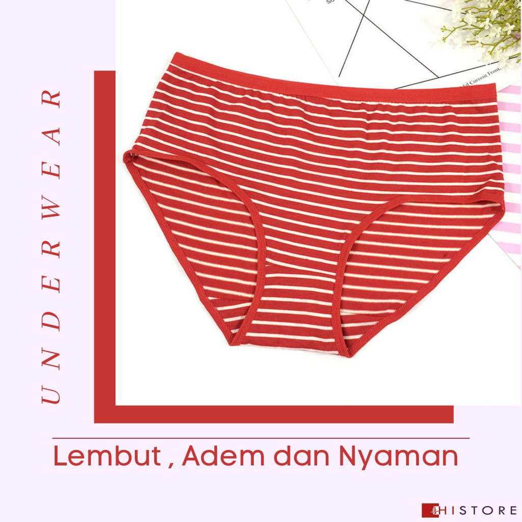 [HI]CELANA DALAM JUMBO 3XL UNDERWEAR UNDIES CD WANITA 36cm x 29cm Art 1704