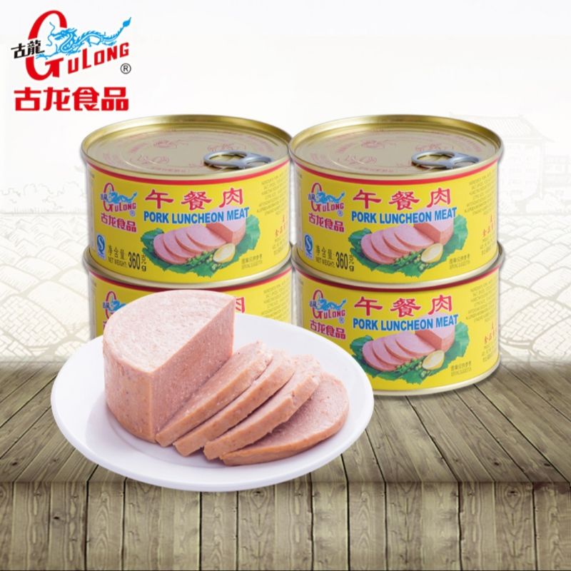 

Gulong Pork Luncheon Meat / Gulong Ham Luncheon Meat / Daging Babi Dalam Kaleng.