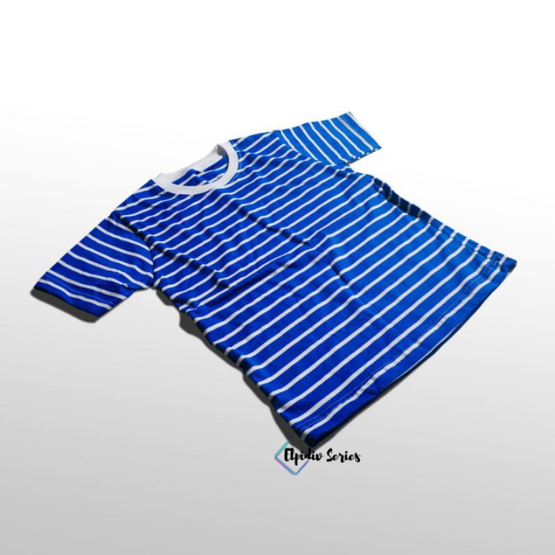 Kaos Anak Stripe Usia 2th-8th/Kaos Stripe Anak Bahan Katun