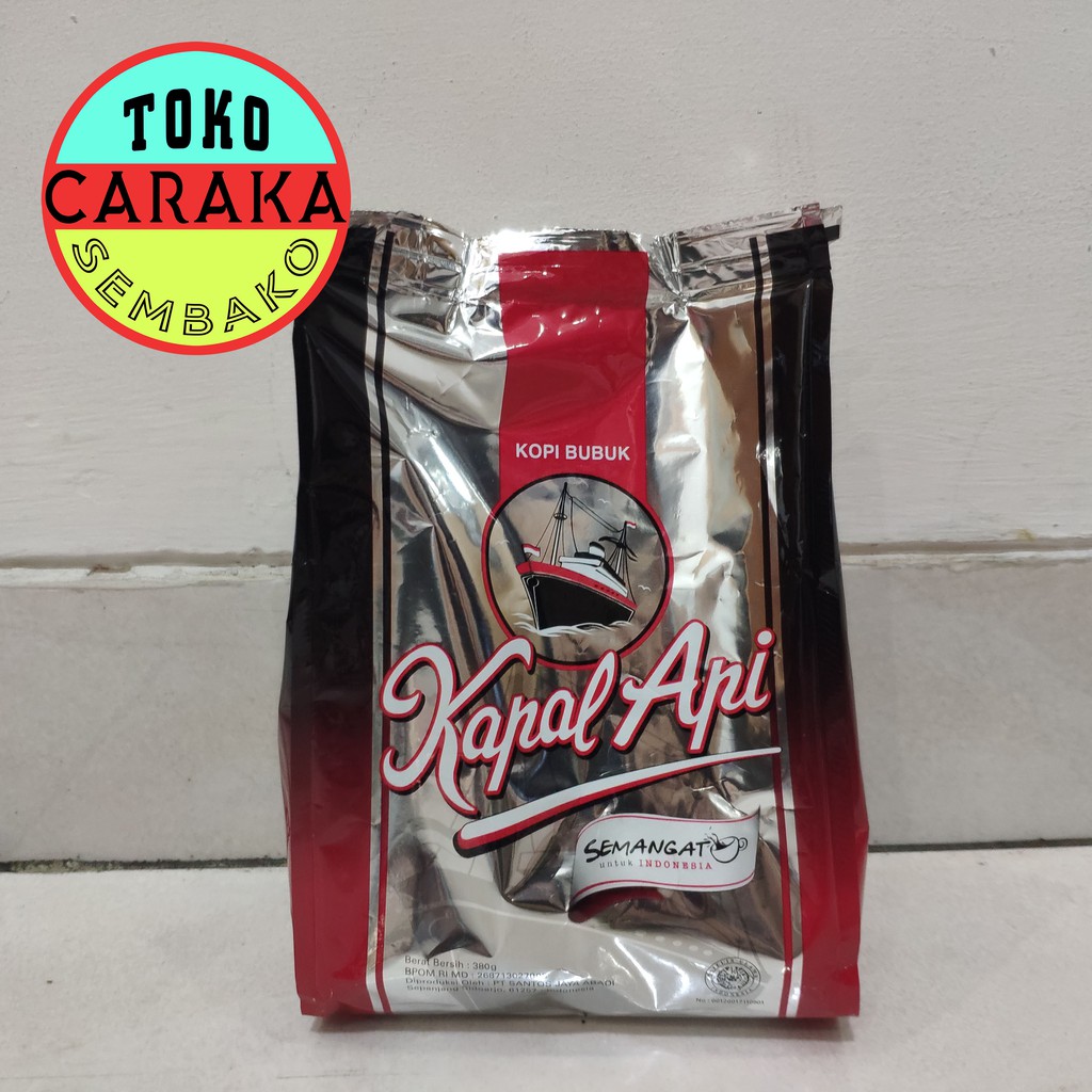 

Kopi Bubuk Kapal Api Silver - Perak - 380g