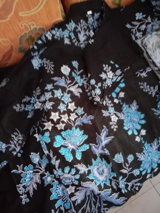 Batik Couple Keluarga Sania Ruffle Ori Ndoro Jowi Dnt