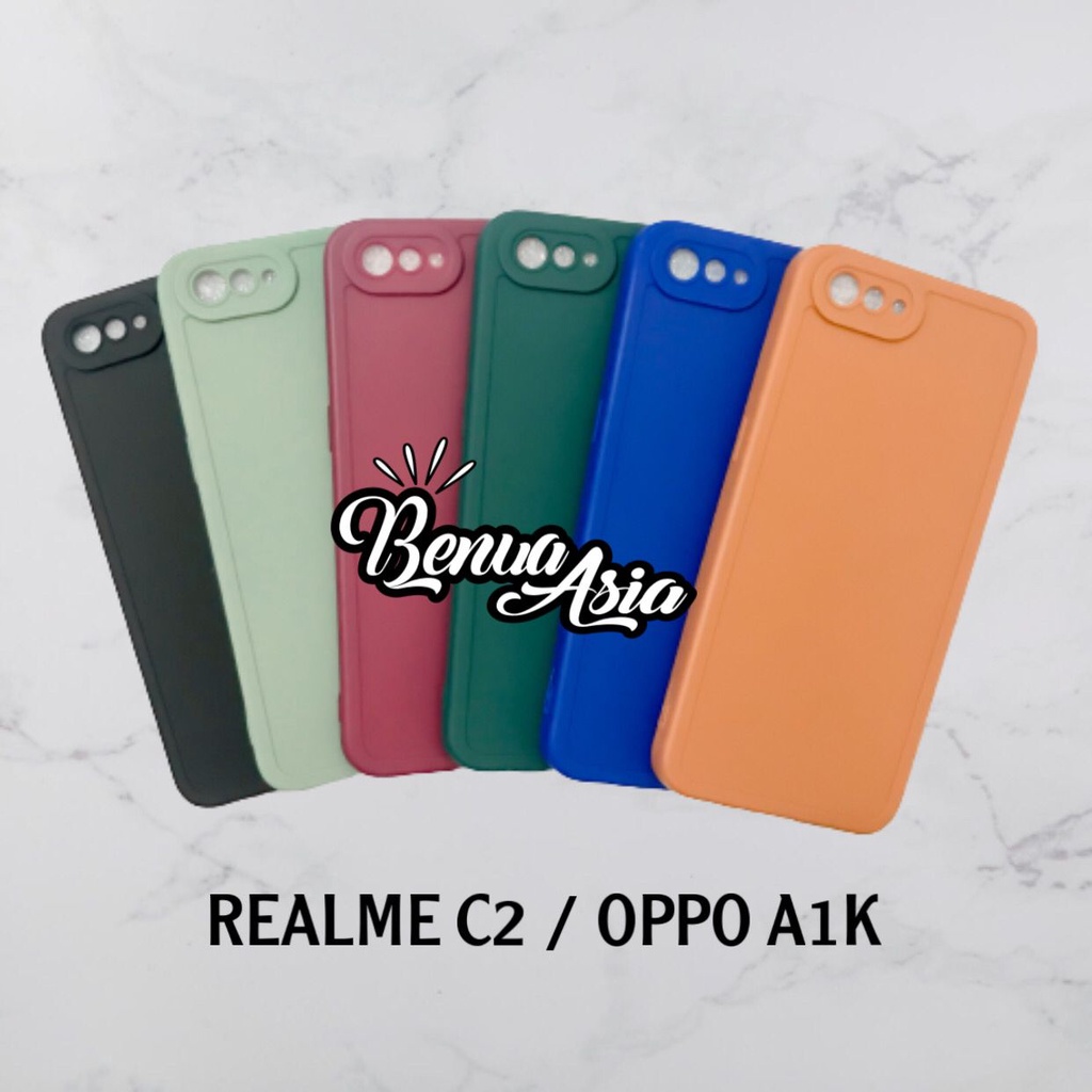 SOFTCASE PRO CAMERA REALME C2 / A1K MACARON - FA