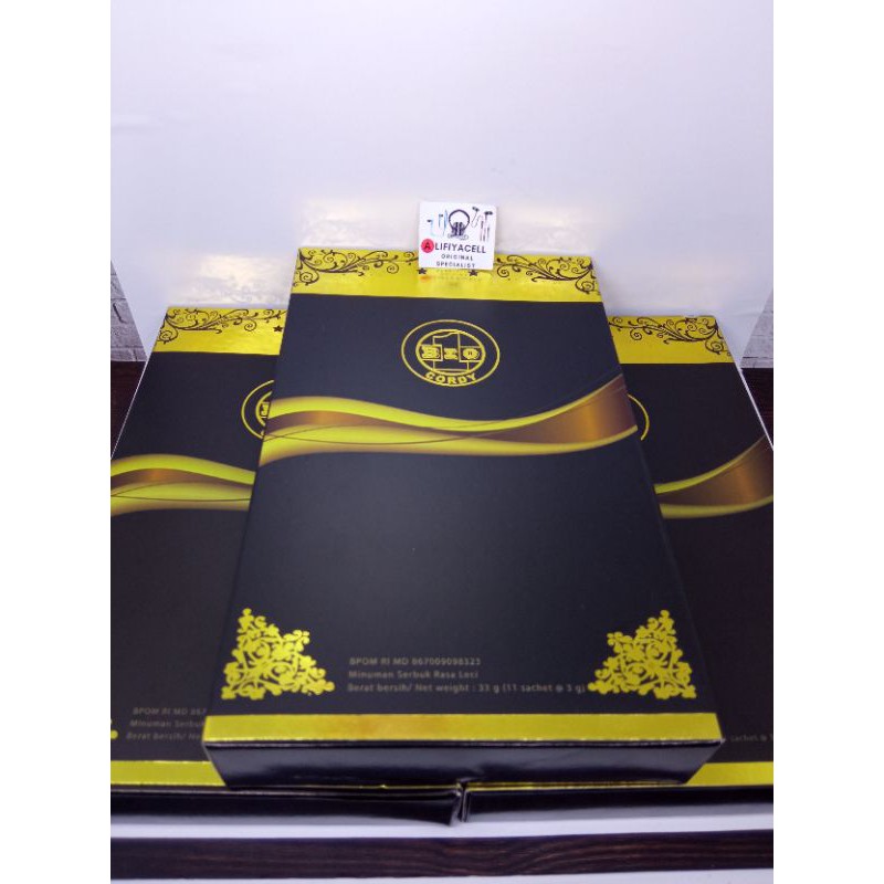 Serbuk Herbal Bio One Esa Cordy Rasa Anggur 1 Box Besar Original Untuk Lelaki