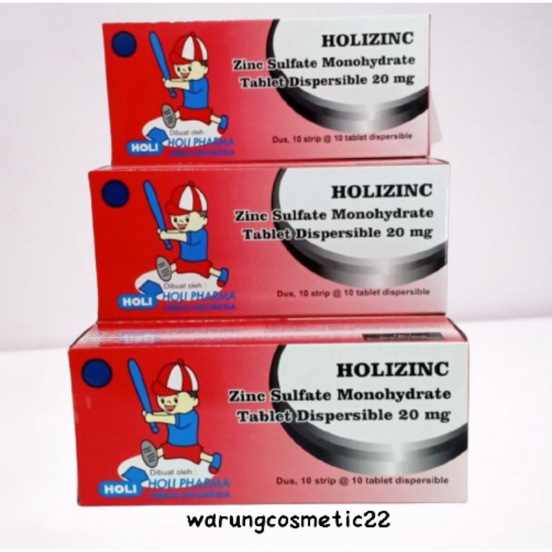 Holizinc Zinc Sulfate Monohydrate Tablet 20mg 1 box