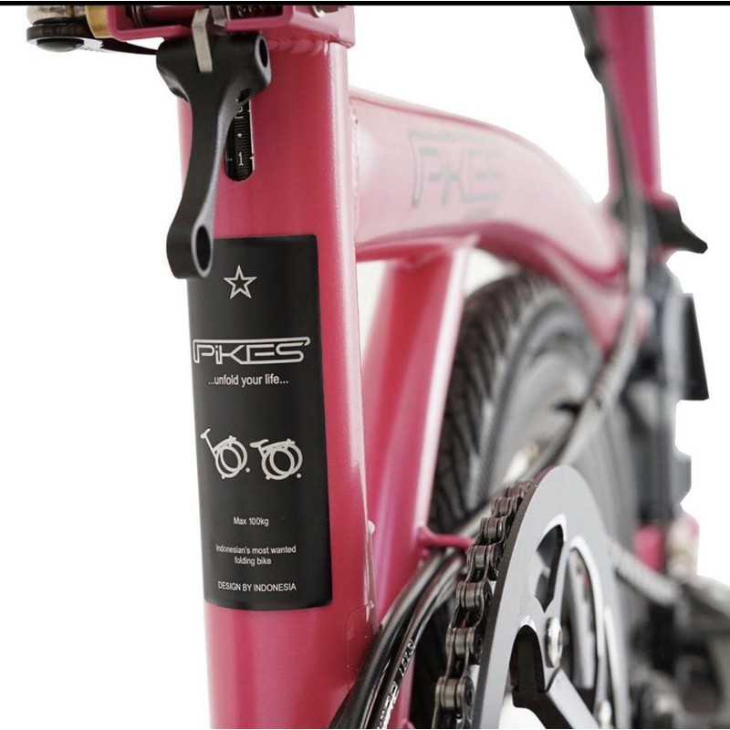 Sepeda Lipat Element Pikes Gen2 trifold Garansi resmi 2x3s SNI CJ COD cicilan kredit 20 inch gen 2-3