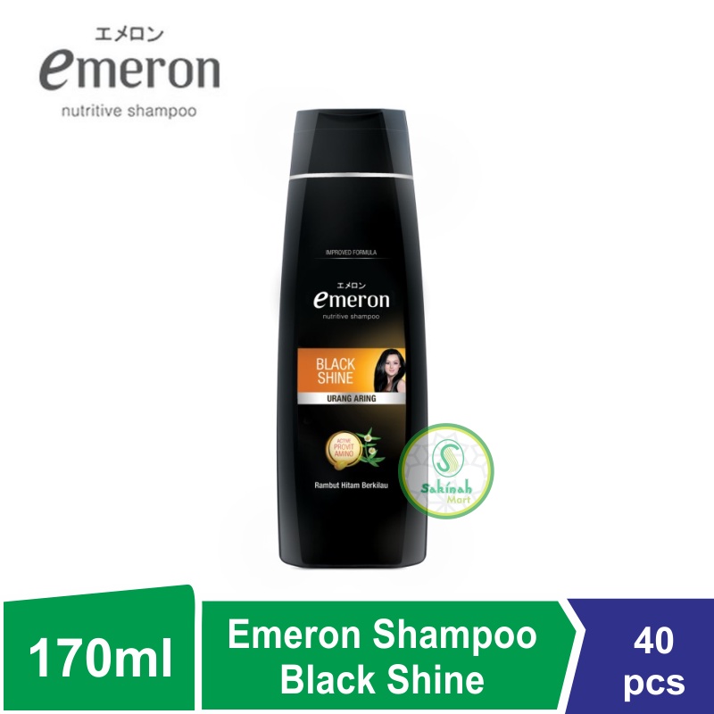 Emeron nutritive shampoo black shine 170ml