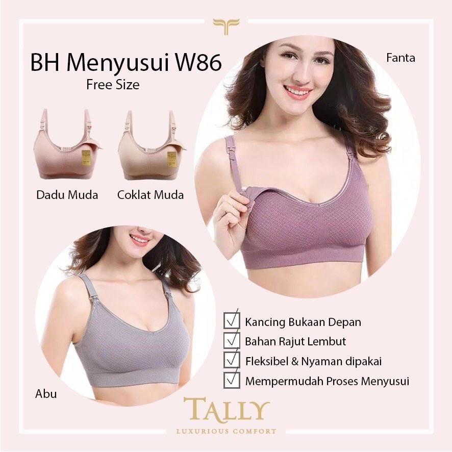 TALLY BRA BH MENYUSUI W86 | BAHAN RAJUT I FREE SIZE I TANPA KAWAT I BUSA TIPIS