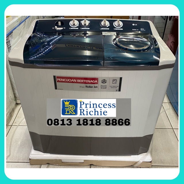 MESIN CUCI LG P 1600 R 16KG 2 TABUNG LOW WATT