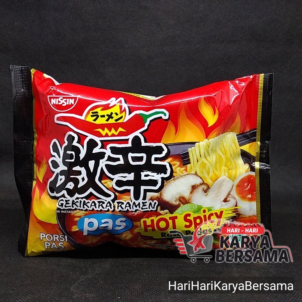 

NISSIN GEKIKARA RAMEN PAS HOT SPICY RASA PEDAS 74GR