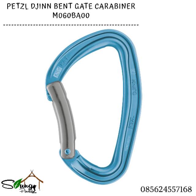 Petzl Djinn Bent Gate Carabiner Original Safety Climbing / Industri