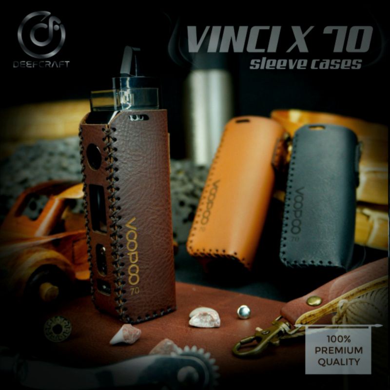 Premium Sleeve Case Vinci X Free Tali Lanyard / Holder Case Vinci x Leather Sleeve