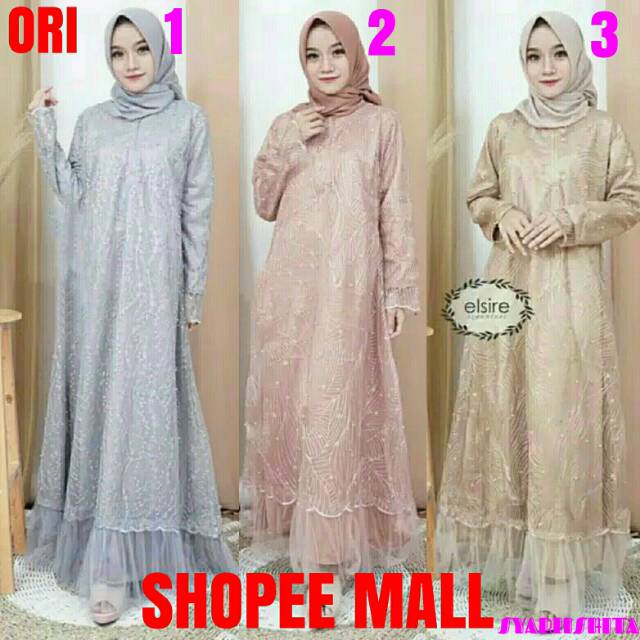 Gamis syari - gamis muslim fashion muslim umroh