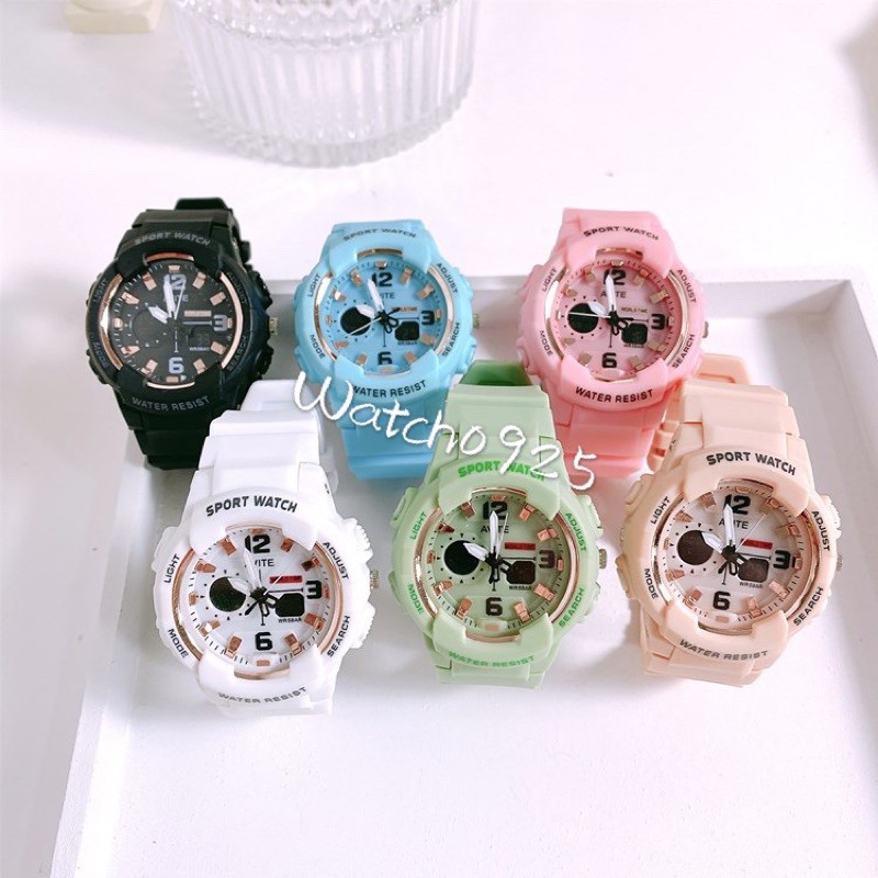 JAM TANGAN WANITA PASIR MAGNET DIGITAL FASHION  RUBBER READY  CASUAL GROSIR IMPORT DIGITAL G8