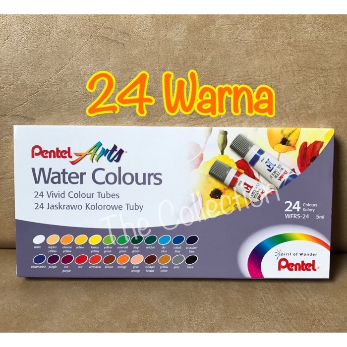 

Promo Bulan Ini Atk0460Pt 24 Warna Cat Air Pentel Wfrs 24 Water Colour Art Color Arts Limited