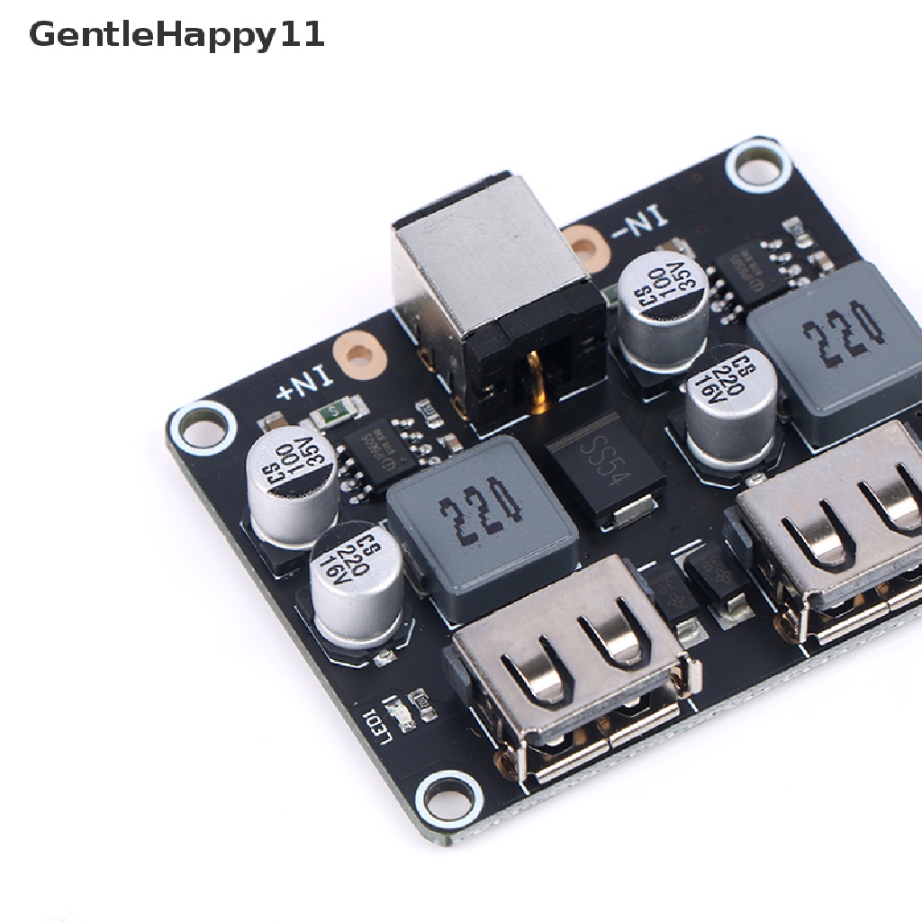 Gentlehappy Modul Konverter Step Down Charging USB QC3.0 QC2.0 USB DC-DC 6-32V