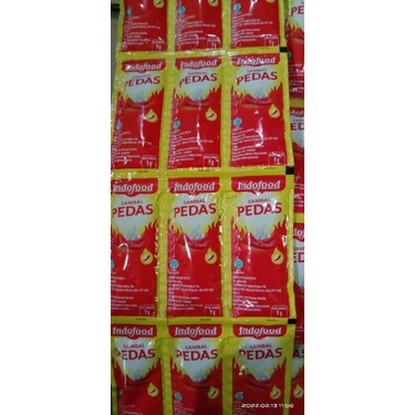 

saus/saos sambal pedas indofood sachet