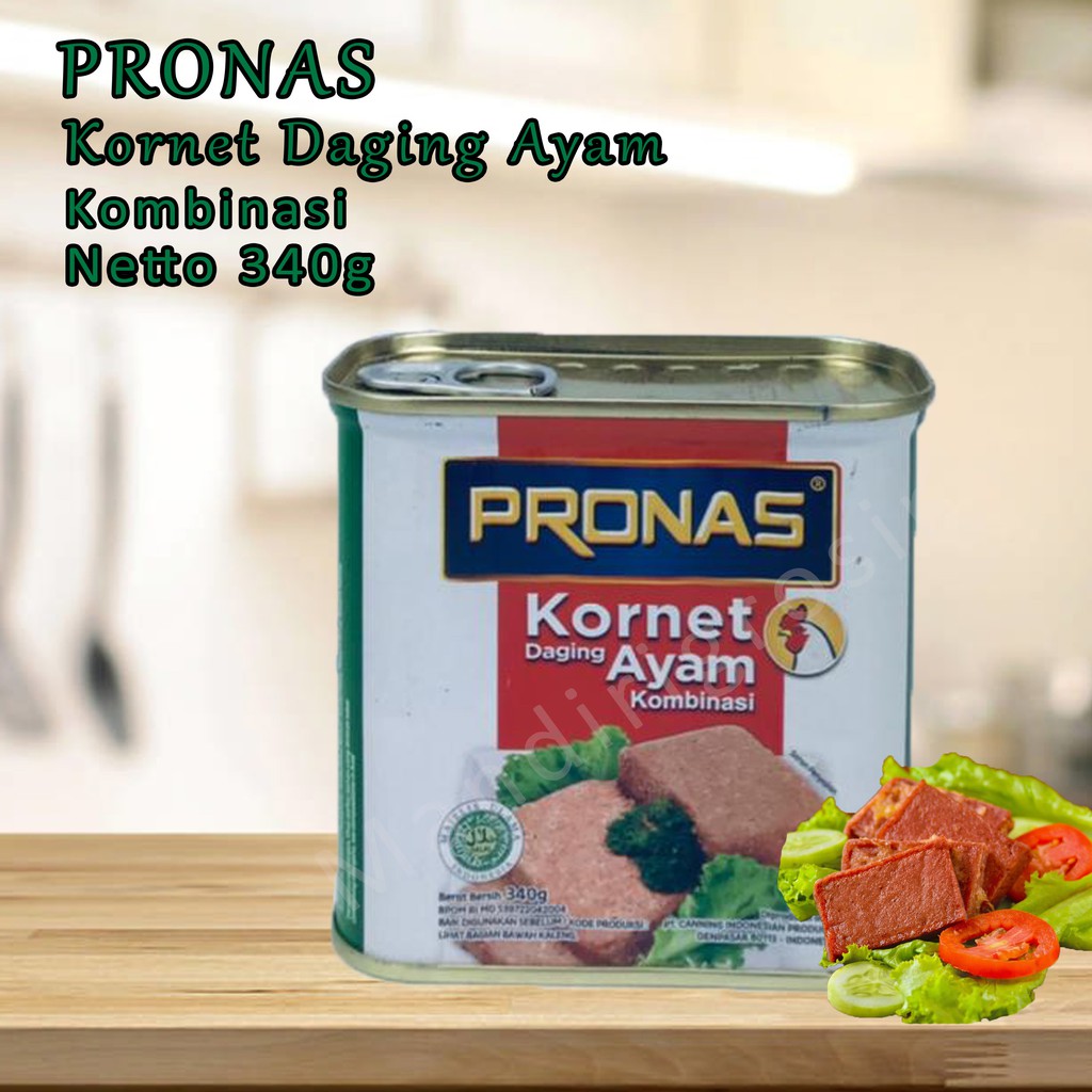 Kornet Daging Ayam * Pronas * Kombinasi * Kornet Daging Ayam * 340g