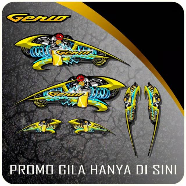 STIKER STICKER STRIPING HONDA GENIO TERBARU 2020