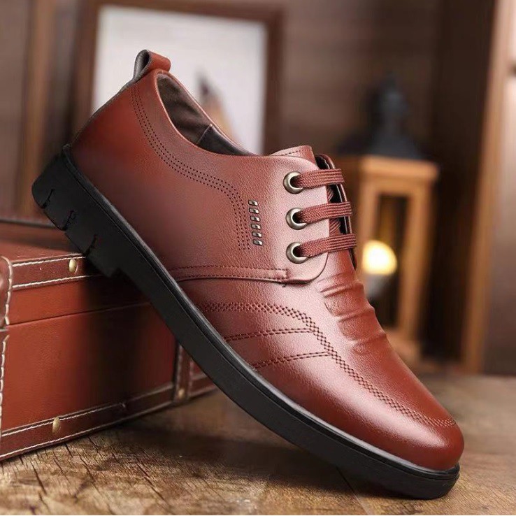 TBIG [COD] ASHTON Sepatu Pria Oxford Pantofel Import Sepatu Sopan Formal Casual Santai