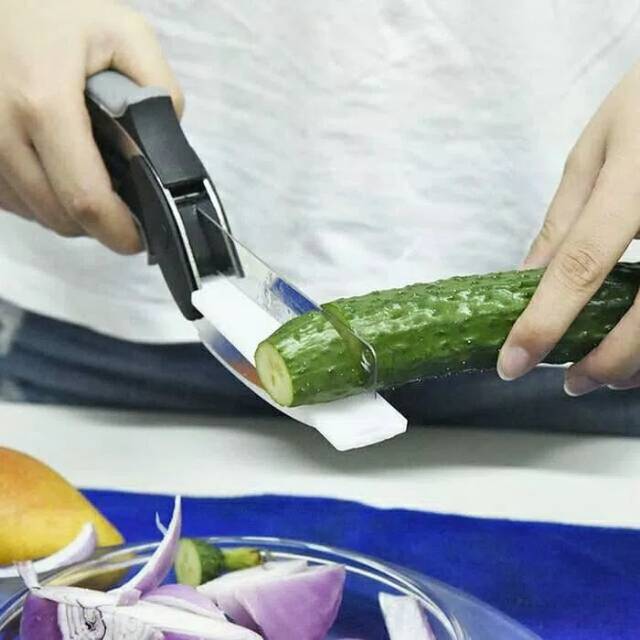 Gunting Sayur Buah Clever Cutter Gunting Dapur