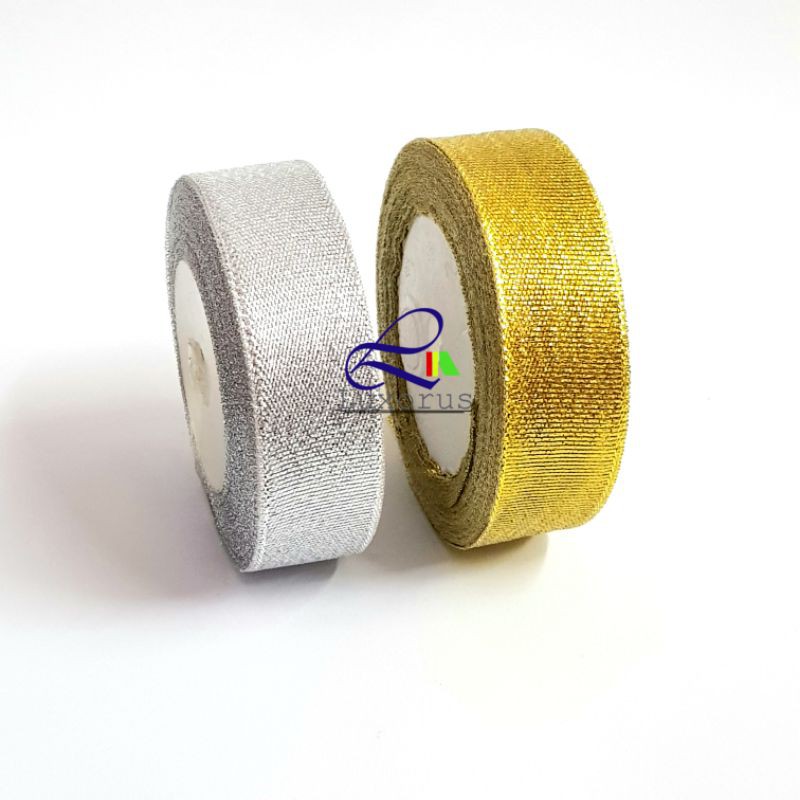 

Pita Emas Gold / Perak Silver 25 mm (1 in)